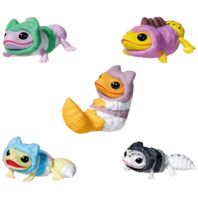 Capsule Toy Gashapon - Oryginalne japońskie figurki YELL Gachapon, gekony,