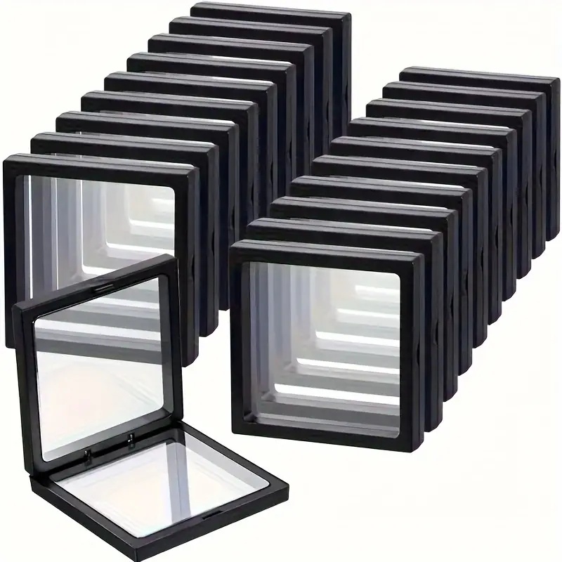 Display Case Acrylic - 20 szt. Przezroczyste etui ekspozycyjne 3D