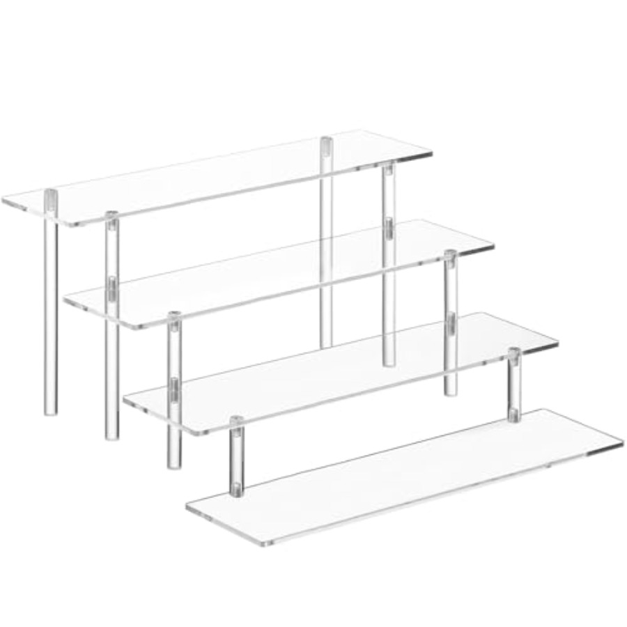 4-poziomowy akrylowy stojak na – Display Risers Set recenzja i cena