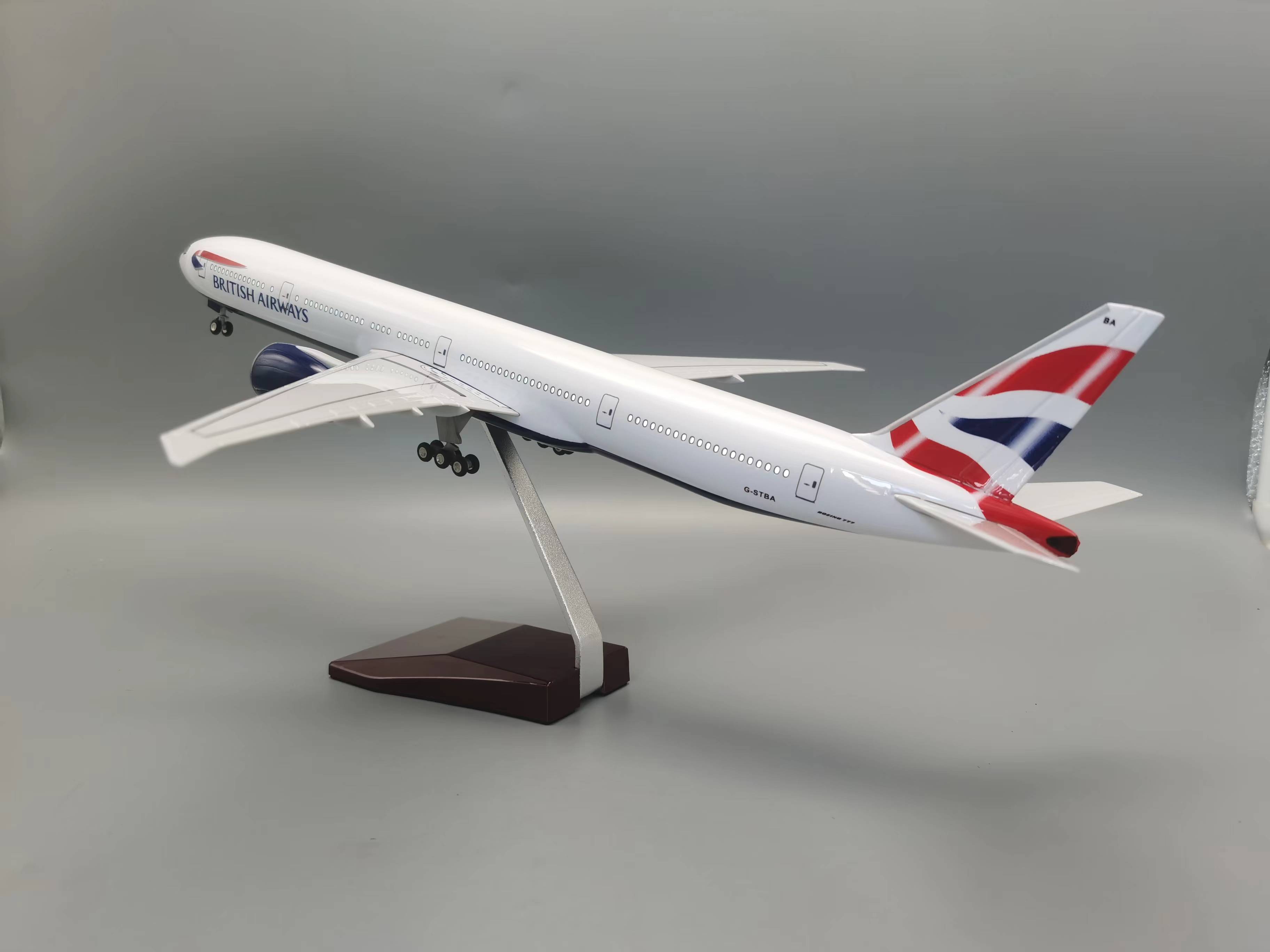47cm Samolot Odlewany 777 Brit – Model Airplane Plastic recenzja i cena