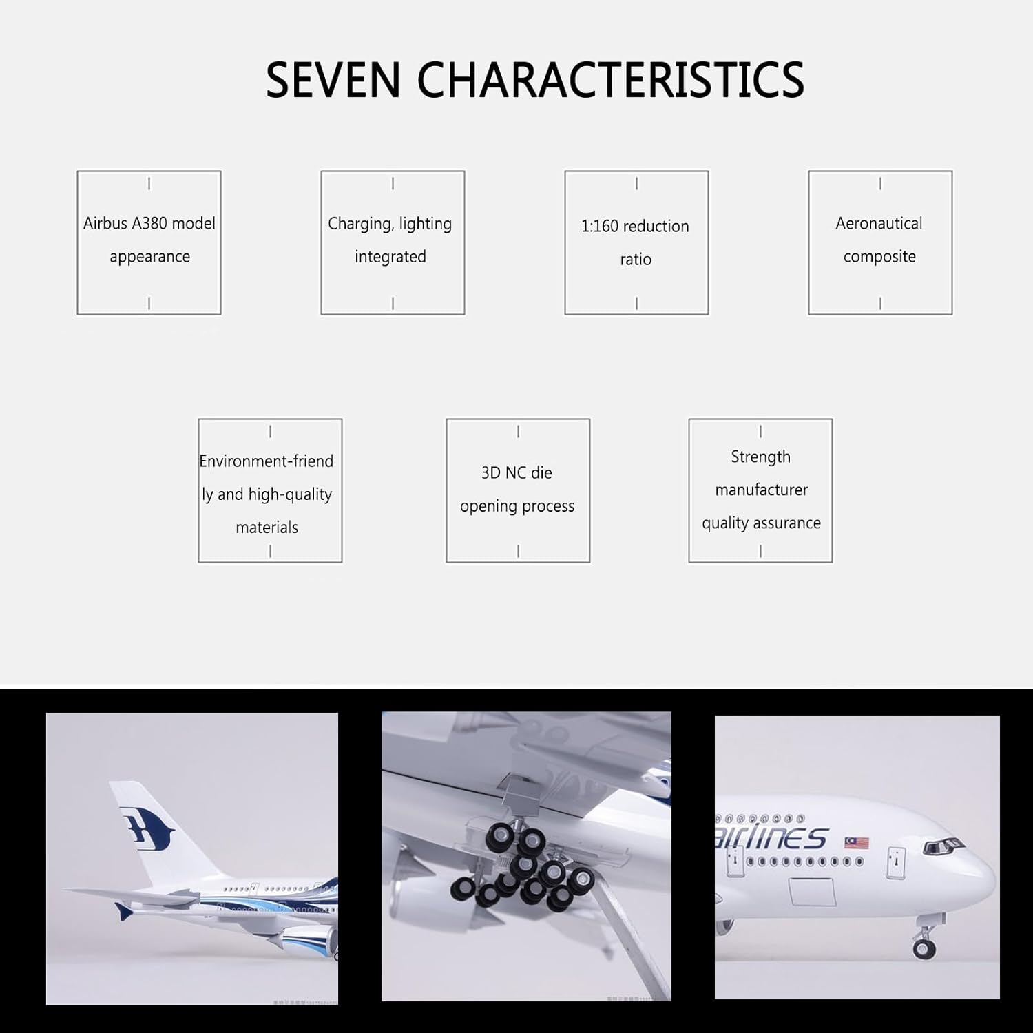 Model samolotu Malaysia Airlin – Model Airplane Plastic recenzja i cena